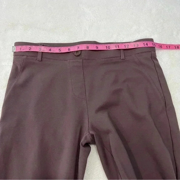 Betabrand Boot Cut Two-Pocket Dress Pant Yoga Pants in Auburn Brown M - Picture 10 of 14